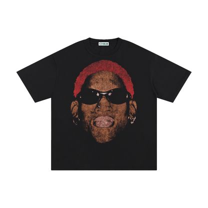 Dennis Rodman Big Face  Pure Cotton T-Shirt